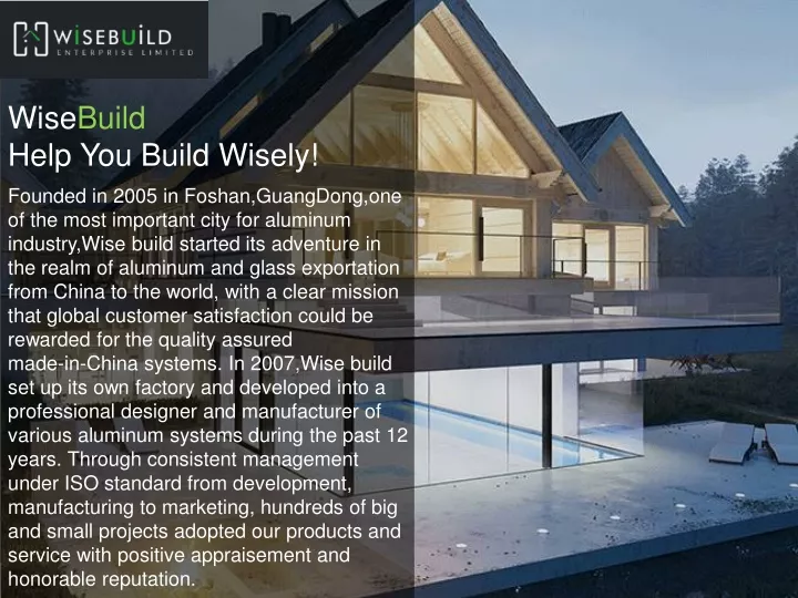 wise build help you build wisely