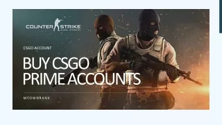 BUY CSGO PRIME ACCOUNT | MYOWNRANK