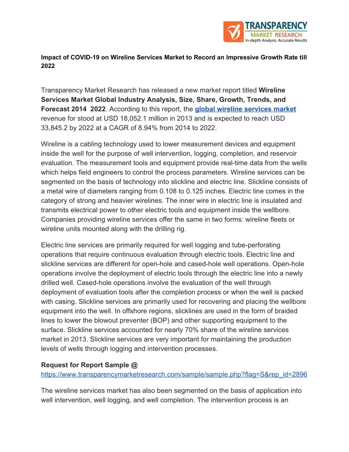 impact of covid 19 on wireline services market