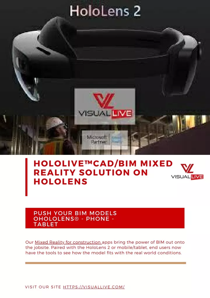 hololive cad bim mixed reality solution