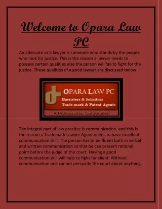 Business Lawyers, Trademark Lawyer Agent