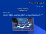 @/Arpro Solutions “Getting started” - slide 1