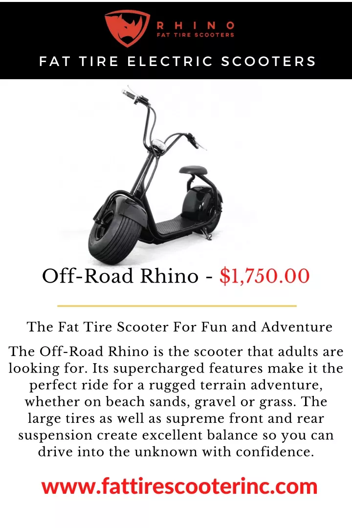 fat tire electric scooters