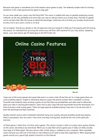 Prefer Online Casino Sites - Decline To Pornography