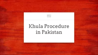 Khula Procedure in Pakistan - Lawyer To Get Khula