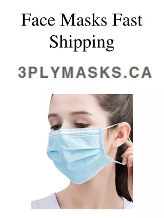 Face Masks Fast Shipping