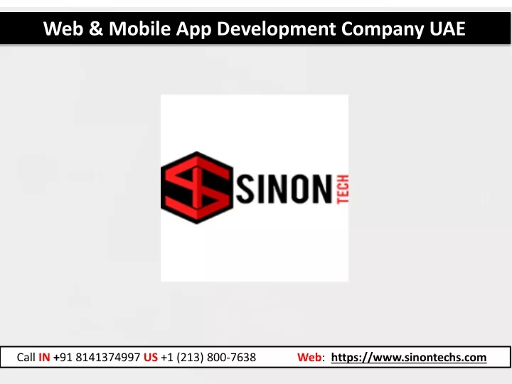 web mobile app development company uae