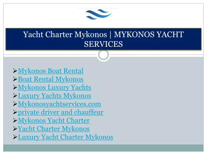 yacht charter mykonos mykonos yacht services