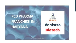 PCD Pharma Franchise in Haryana: Venistro Biotech