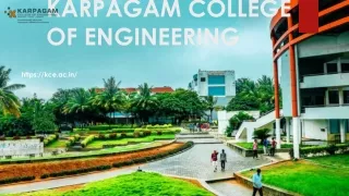 Best engineering colleges in Coimbatore | Karpagam College of Engineering