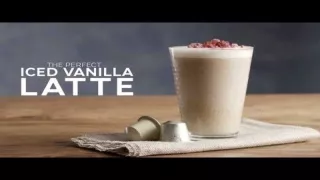 make iced vanilla latte at home