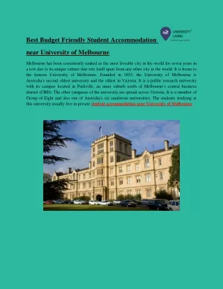 best budget friendly student accommodation