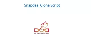 snapdeal clone script