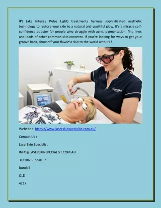 Best LED Light Therapy Gold Coast - |-( Laser Skin Specialist )