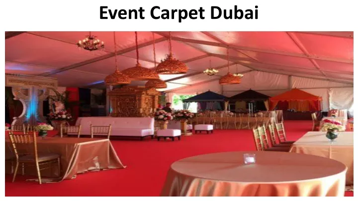 event carpet dubai