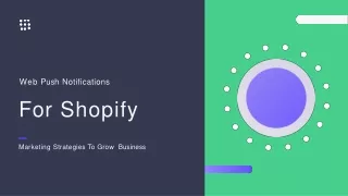 web push notifications