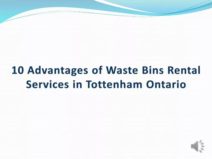 10 advantages of waste bins rental services