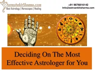 Identifying   The Most Effective Astrologer Online