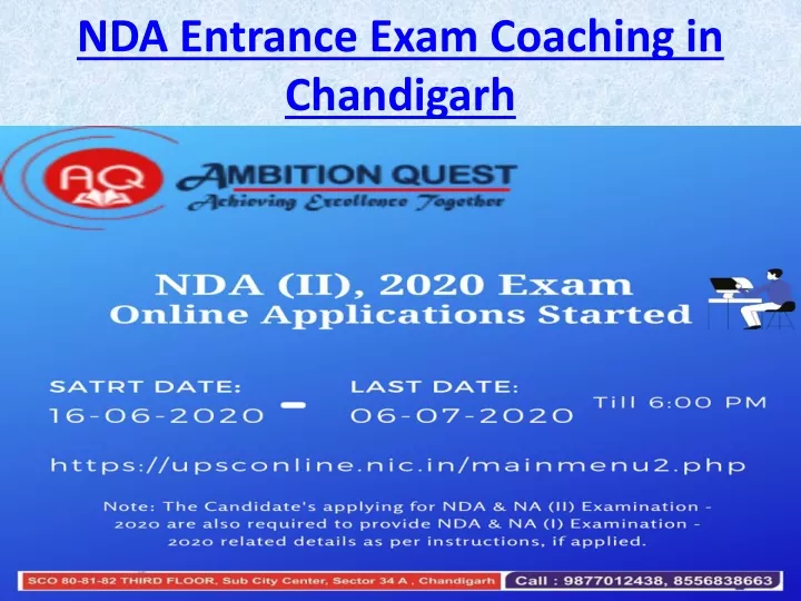 nda entrance exam coaching in chandigarh