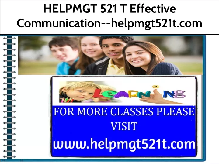 helpmgt 521 t effective communication helpmgt521t