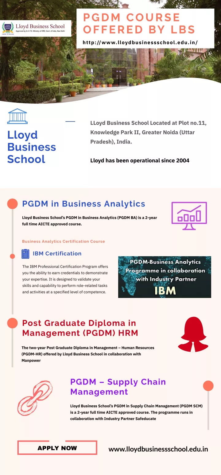 pgdm course offered by lbs