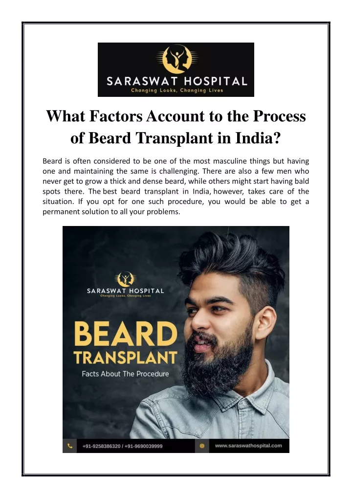 what factors account to the process of beard