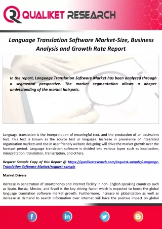 language translation software market size