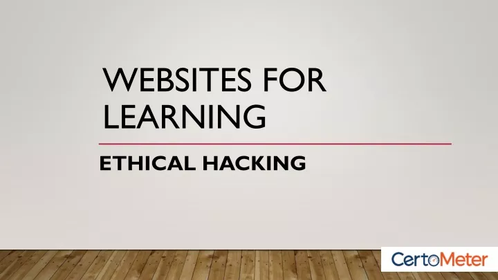 websites for learning