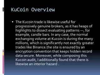 kucoin overview