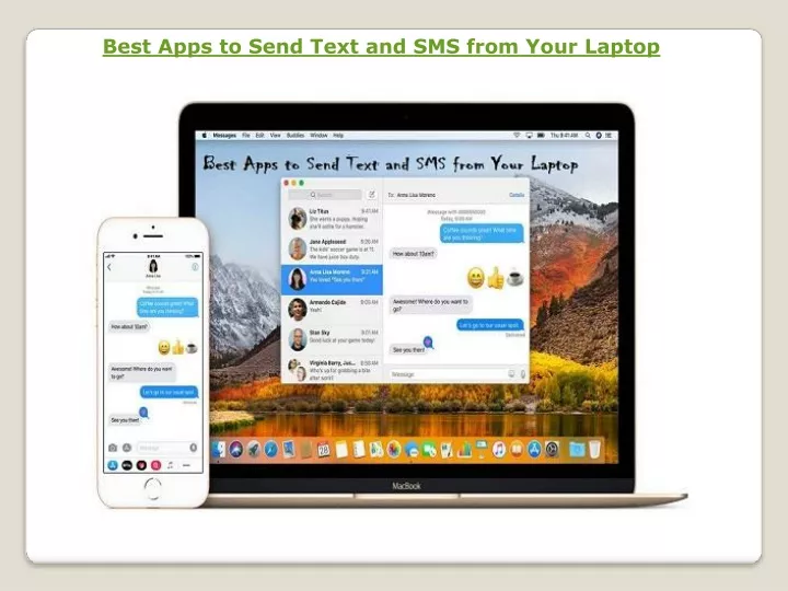 best apps to send text and sms from your laptop