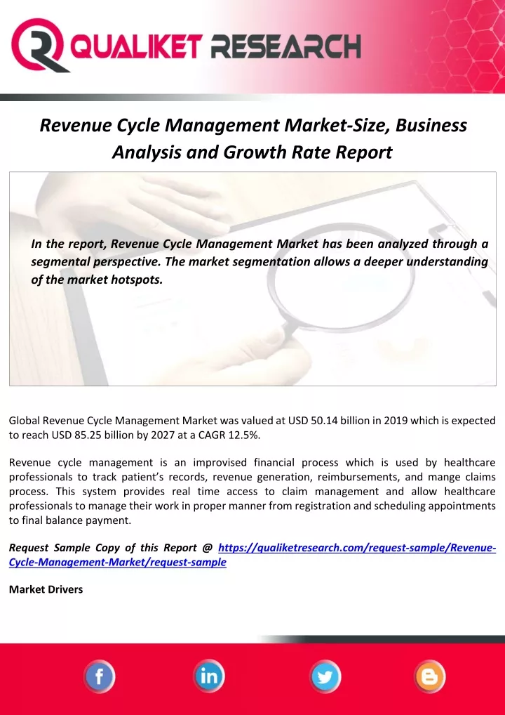 revenue cycle management market size business