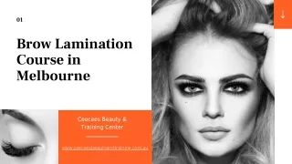 Brow Lamination Course in Melbourne - Ceecees Beauty & Training Center