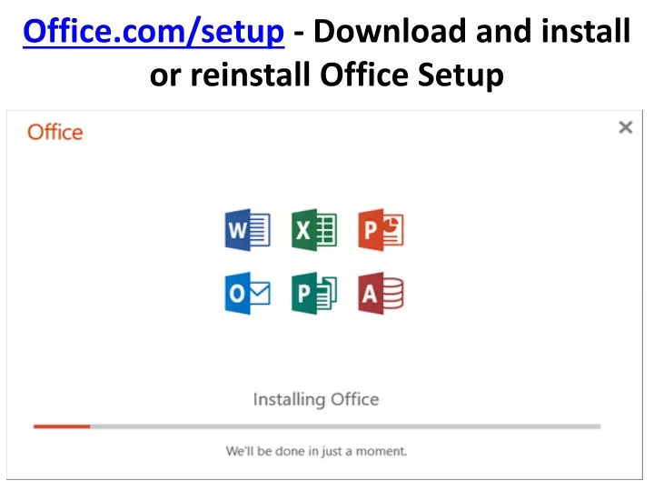 office com setup download and install
