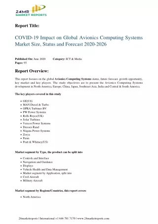 report title