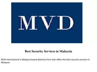 best security services in malaysia