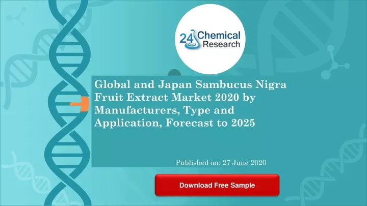 global and japan sambucus nigra fruit extract