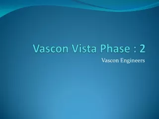 Presenting 2BHK & 3BHK Homes at Vista - II Nashik by Vascon Engineers Ltd.