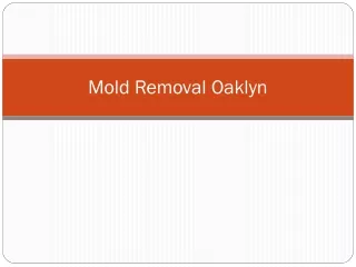 mold removal oaklyn