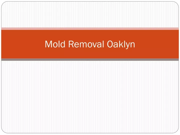 mold removal oaklyn