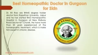 Best Homeopathy Doctor in Gurgaon for skin