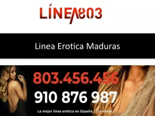 linea erotica maduras