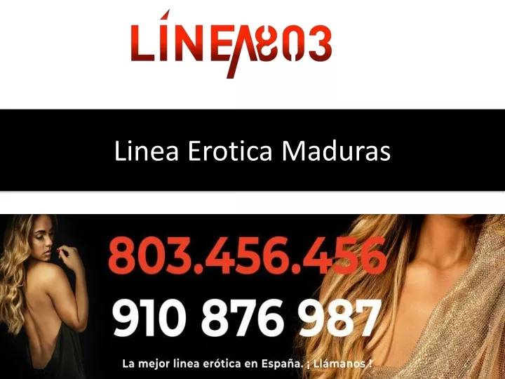 linea erotica maduras