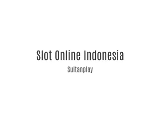 Slot Online Indonesia