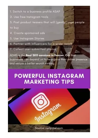 Powerful Instagram Marketing Tips