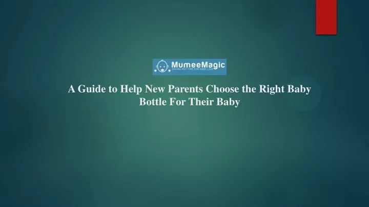 a guide to help new parents choose the right baby