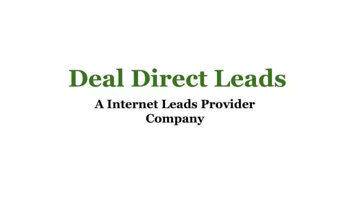 deal direct leads
