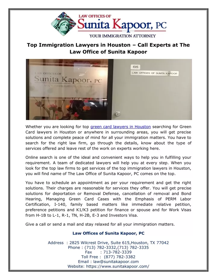 top immigration lawyers in houston call experts