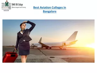 Best Aviation Colleges in Bangalore - IBMR IBS
