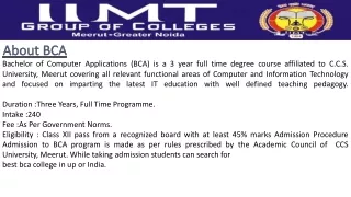about bca