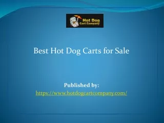 Best Hot Dog Carts for Sale